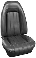 AA77GFD0010100G 77 FIREBIRD/TRANS AM FRONT BUCKETS DELUXE - BLACK
