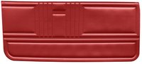 DO67GFS0010501G 67 FIREBIRD HTP/CNV FRONT DOOR PANELS STANDARD - RED