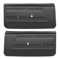 DO68GFS0010100G 68 FIREBIRD HTP/CNV FRONT DOOR PANELS STANDARD - BLACK