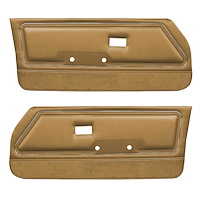 Deluxe Door Panels Unassembled for 1978-1980 Pontiac Firebird, Trans Am [Camel Tan]