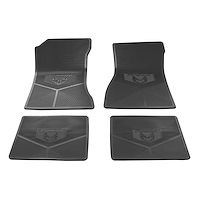 FMFB0003003001 75/81 FIREBIRD VINYL FLOORMATS BLACK