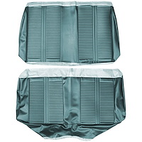 AA66GG00050421G 66 GTO/LEMANS CONVERTIBLE REAR BENCH - DARK METALLIC AQUA