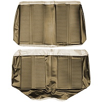 AA66GG00050631G 66 GTO/LEMANS CONVERTIBLE REAR BENCH - METALLIC BRONZE