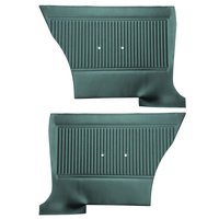 DO66GG00040421G 66 GTO/LEMANS HARDTOP REAR PANELS - DARK METALLIC AQUA