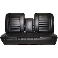 AA67GUD003010001 67 CUTLASS SUPREME/442 SPLIT BENCH W/ C.A.R. - BLACK