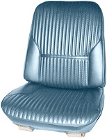 AA69GUS0010325G 69 CUTLASS S/442 BUCKETS - METALLIC BLUE