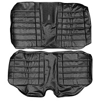 Sport Hardtop Rear Seat Upholstery for 1969 Plymouth GTX, Road Runner, Satellite [Black]