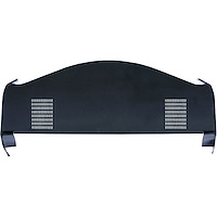 Hardtop Package Tray with Same Direction Speaker Cut-Outs for 1968-1970 Dodge, Plymouth B-Body [Black]