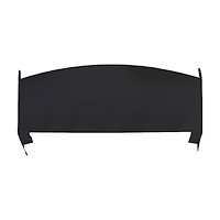 Package Tray without Speaker Cut-Outs for 1971-1972 Dodge Demon, 1970-1972 Plymouth Duster [Black]