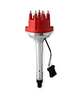 Pro-Billet EFI Dual Sync Distributor Chevy Tall Deck - Red Cap