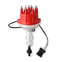 Pro-Billet EFI Dual Sync Distributor Ford 289-302 - Red Cap