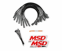 Black Super Conductor 8.5 mm Spark Plug Wires, Ford Raptor 6.2L V8