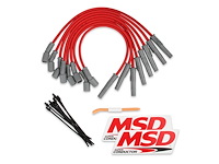 Red Super Conductor 8.5 mm Spark Plug Wires, Ford Raptor 6.2L V8