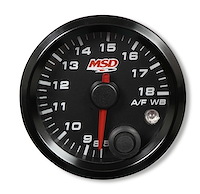 2 1/16 in. Analog Wideband Air/Fuel Ratio Gauge Kit - Black Face with Black Bezel