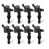 Ignition Coils for 2004-2008 Ford 4.6L and 5.4L 3-Valve Modular Engines [Black]