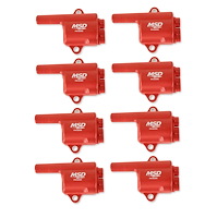 Multiple Spark Coils GM LS-Series Truck Red