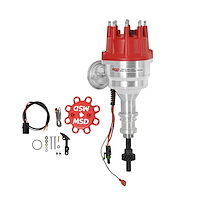 Pro-Billet Ready-to-Run Distributor Small Block Ford 289/302 Red