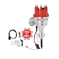 Pro-Billet Ready-to-Run Distributor Chrysler 426-440 Red