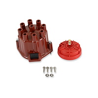 Distributor Cap and Rotor Kit MSD/GM Points-Style Socket Cap