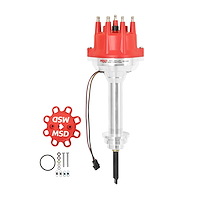 8546 Pro-Billet Small Cap Distributor Chrysler 426-440 Red