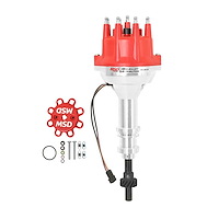8578 Pro-Billet Small Cap Distributor Ford 351W Red