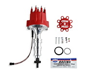 Pro-Billet Distributor Ford FE - Red - Steel Gear