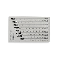 Timing Tape Sheet Includes (8) Different Tapes