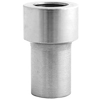 Smooth Tube Adapter Natural Steel
