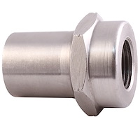Hex Tube Adapter Natural Steel