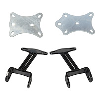 GM Gen III LS Engine Mounts for 1963-1987 Chevy C10, GMC C15 2WD Trucks w/QA1 Crossmember