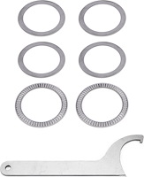 Spanner Wrench & Thrust Bearing Kit Includes spanner wrench and six thrust bearings