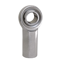 HFR6T H Series Rod End, Rod End (H) 3-Pc Alloy Ht F-R 3/8-3/8 PTFE