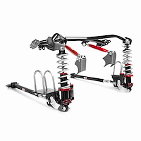 R356-170 Rear Four-Link Suspension Kit for 1967-1969 Chevy Camaro, Pontiac Firebird w/MOD Series Shocks