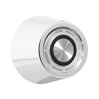 LW-HC014 Wheel Center Cap, Fits Legendary Wheels Magnum 400/Magnum 500; LW40 & LW50 Series Wheels, Bulls Eye, Press-Fit