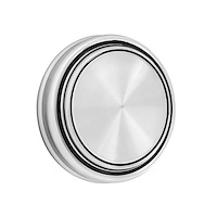 LW-HC035 Wheel Hubcap, Fits LW60 Series Wheels, Plain Stainless Steel