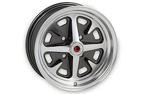 LW40-40644B Magnum 400 Wheel [Size: 14"x6"] Charcoal/Machined Finish