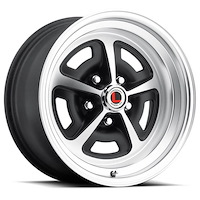 LW50-50754D Magnum 500 Wheel [Size: 15"x7"] Satin Black/Machined Finish