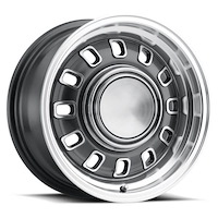 LW60-50754B 12 Slot Wheel [Size: 15"x7"] Charcoal Finish
