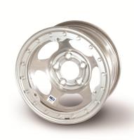 52S55SL D-Hole Lite Wheel [Size: 15" x 12"] Silver
