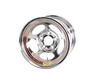 58AC2WC IMCA Inertia Advantage Wheel Size: 15" x 8", Chrome