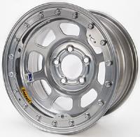 Silver IMCA D-Hole Beadlock Wheel Size: 15" x 8"