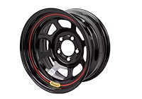 D58DC475 DOT D-Hole Wheel Size: 15" x 8", Black