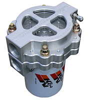 400-115 4 in. Screw-On Filter, #12 Ports, 115 Micron Element, Dual Filtration, For Up To 50 Weight Oil, Bracket Included