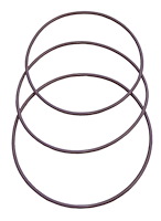 425 4 in. Filter Replacement O-Ring Kit, Viton, Chemical Resistant, Fits All 4 in. See-Through Filter Assemblies