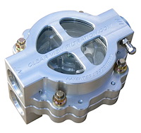 445-115 4 in. Dry-Sump Filter, #16 Ports, 115 Micron Element, For Dry Sump System Running Up To 70 Weight Oil, Bracket Included
