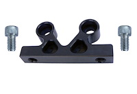 470-B 4 in. Filter Black-Out Straight Mounting Bracket Kit, Mounts To A Flat Surface, Fits All 4 in. See-Through Filters