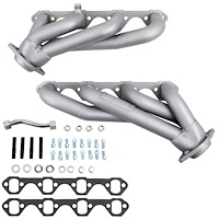1525 Unequal Length Shorty Headers 1994-1995 Ford Mustang GT/Cobra 5.0L [Titanium Ceramic]