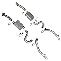 Vari-Tune Cat-Back Exhaust System Kit 1987-93 Mustang GT