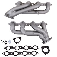 Shorty Exhaust Headers 1999-2013 GM Truck/SUV 6.0L [Titanium Ceramic]