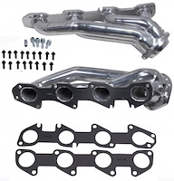 Shorty Tuned Length Exhaust Headers 2009-2017 Dodge Challenger/Charger 5.7L Hemi - Polished Silver Ceramic